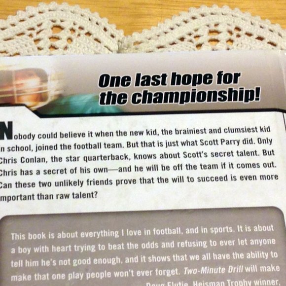 Book Sale! 3 for $10!  Football Story  -  Middle Grades Level, Two Minute Drill - Picture 3 of 6